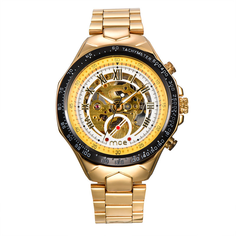 Golden Skeleton Watch