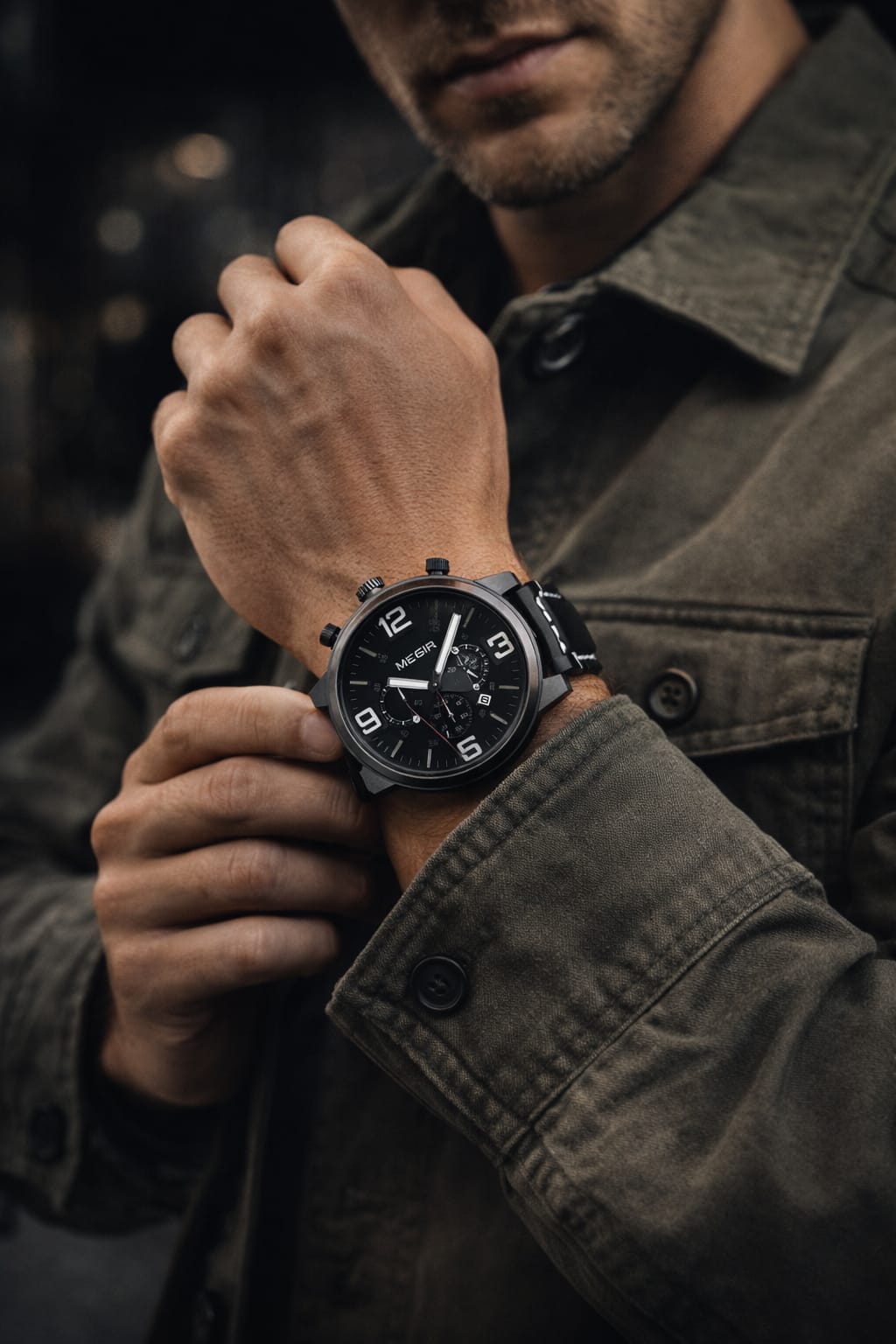 Apex Noir Chronograph